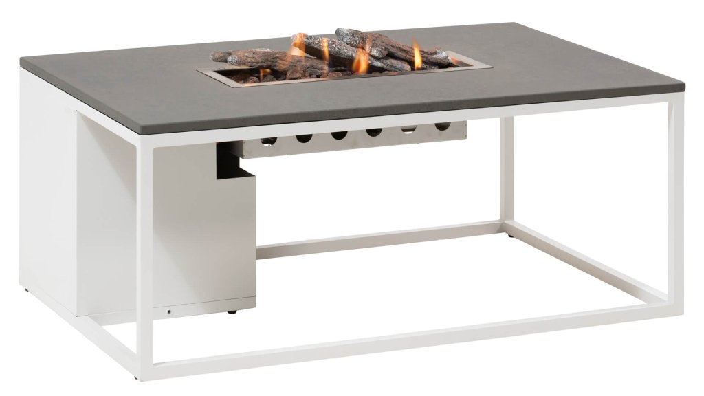 cosifires cosiloft vuurtafel 120cm white grey alu