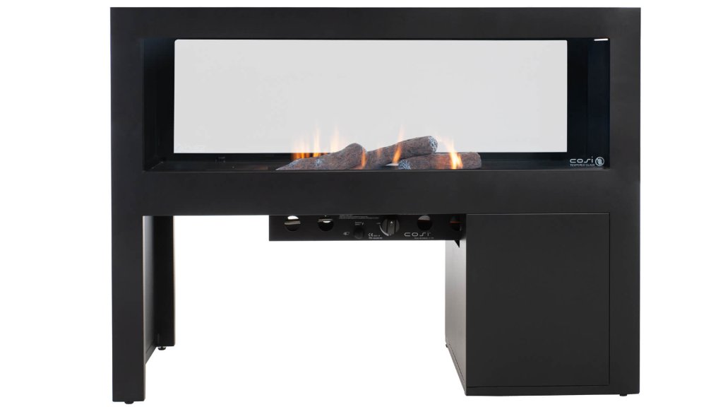 cosi fires vista vuurhaard open backside