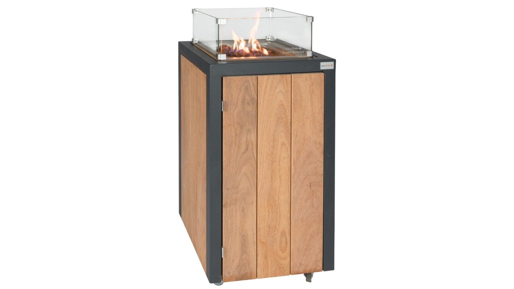 Easyfires Column Vuurzuil Vierkant Antraciet