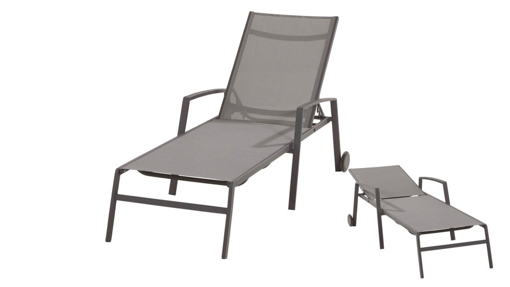 taste 4seasons solana sunbed matt carbon 91050