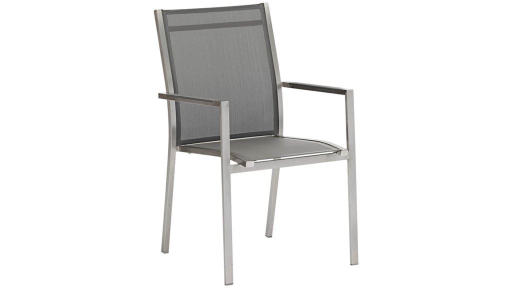 zebra one stacking chair textil dark grey