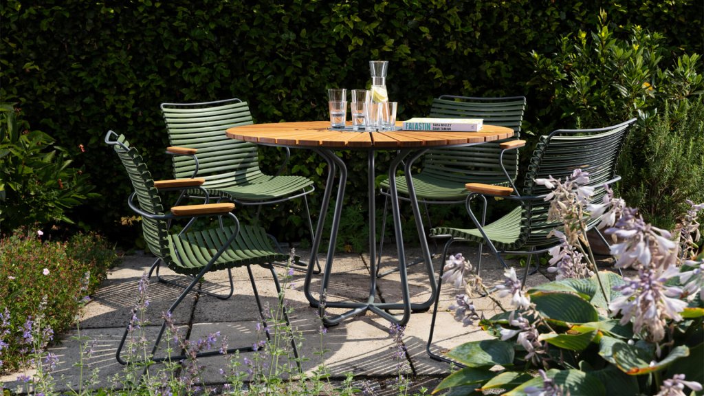 houe click dining set olive