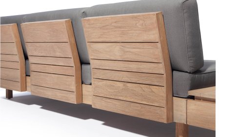 applebee module x backrest teak