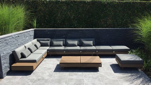 applebee module x loungeset teak