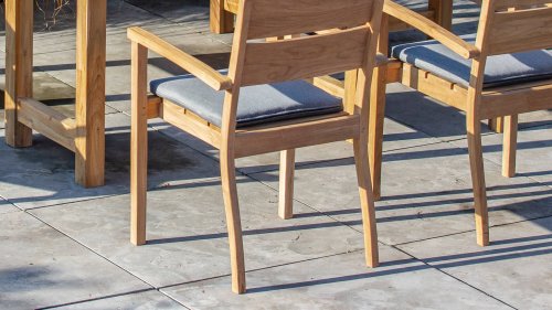 niehoff teakhouten hoeklounge unit