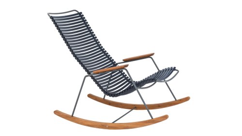 houe click lounge rocking dark blue